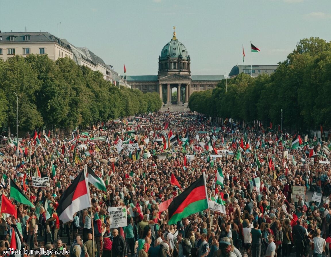 Teilnehmer fordern Ende der Siedlungspolitik Israels - Größter Qudstag in Berlin seit Jahren: Gegen Vertreibung und Apartheid im Heiligen Land